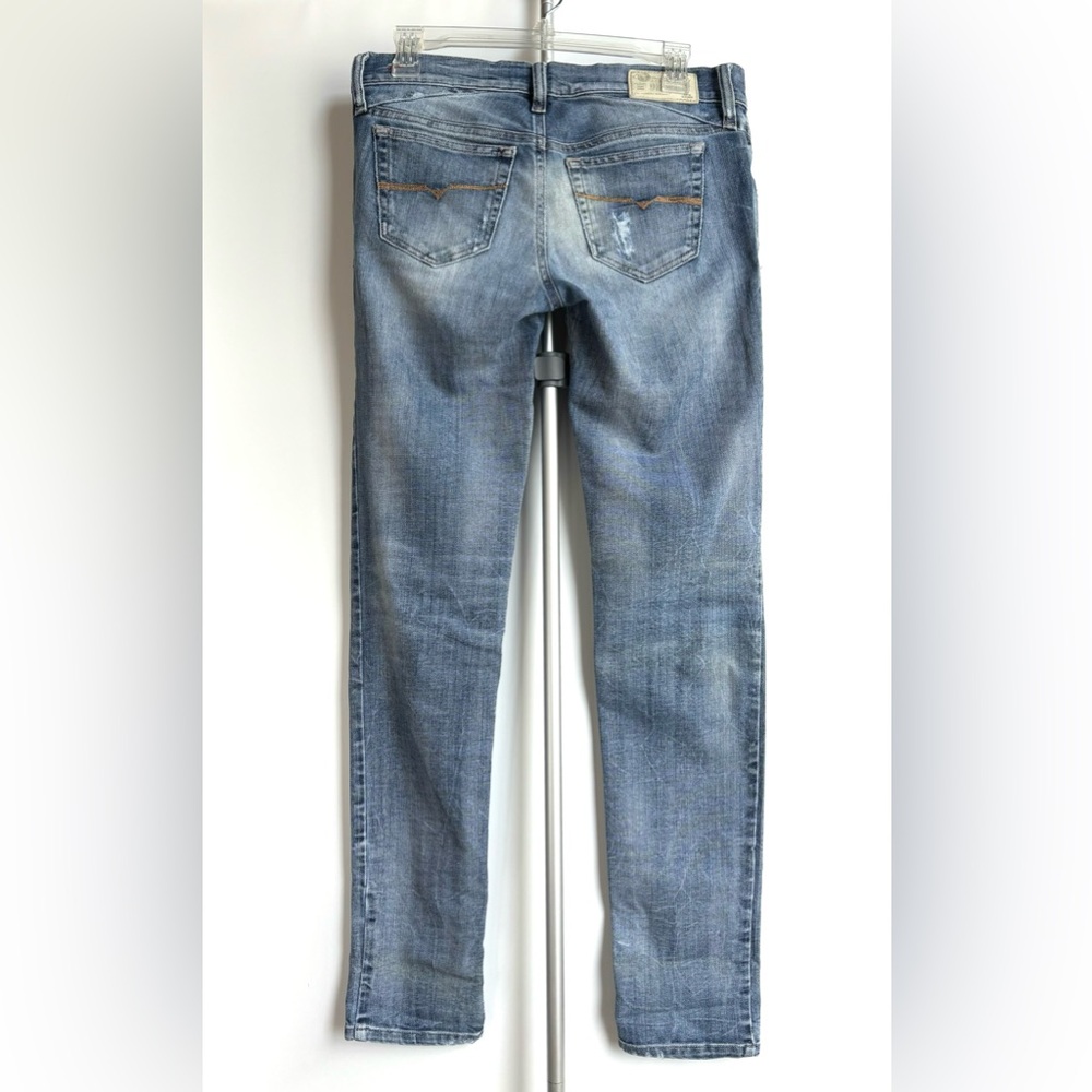 DIESEL Vintage Y2K Getlegg 8880J Wash Distressed Stretch Slim Skinny Jeans Sz 27 - Picture 3 of 14